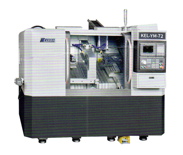 雙麵數控車床 Kel-YM-72 床外觀照片