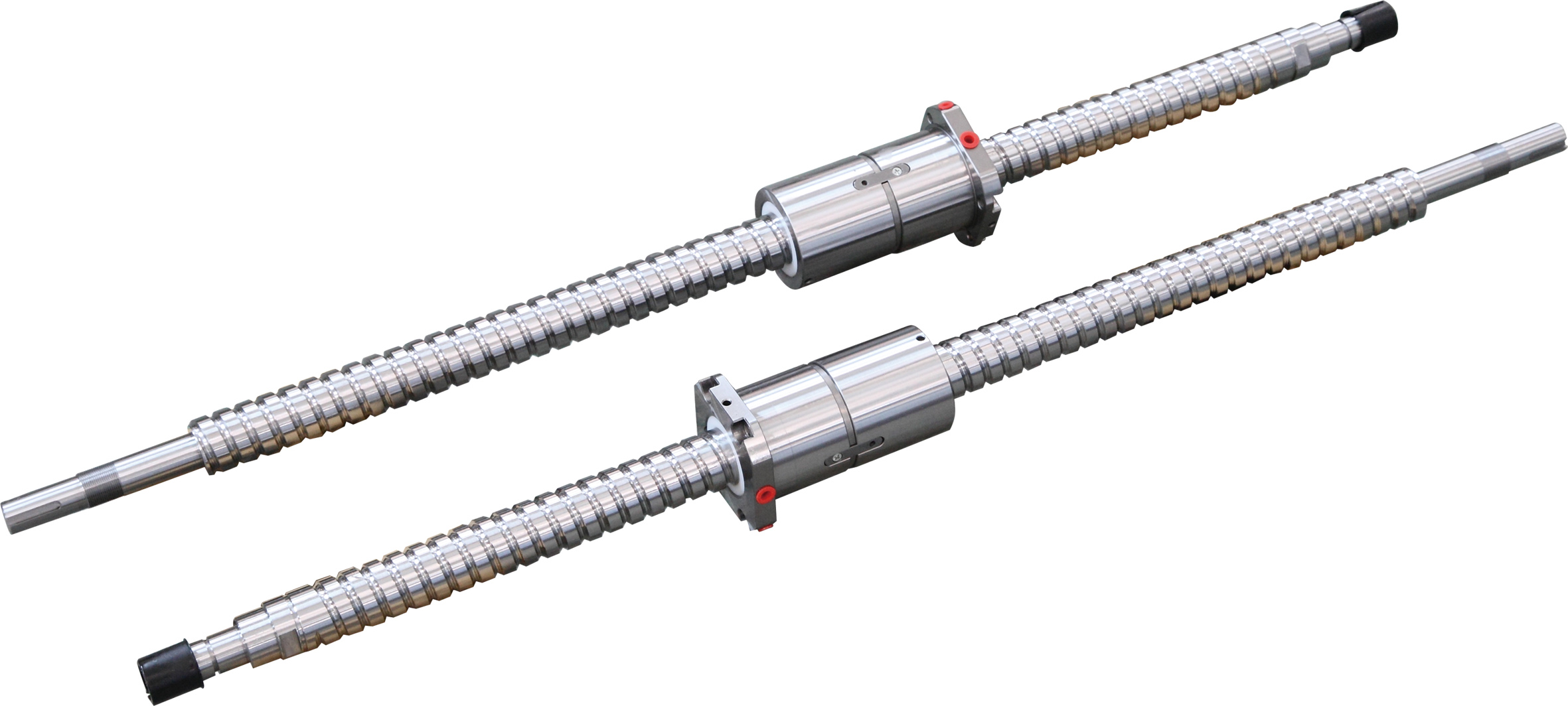 高剛性、高精度、高速度的進口台灣上銀或銀泰P級線性滑軌，C3精密滾珠絲杆，專用日本NSK/德（dé）國FAG絲杆軸承。