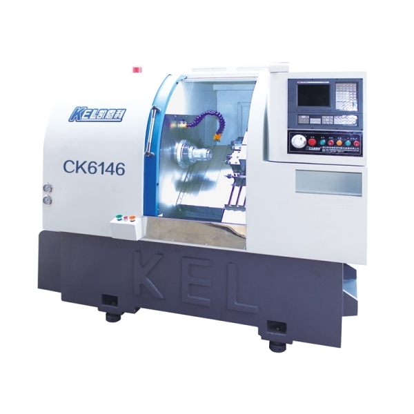CKX6146C—C∠45斜床身 (排刀型帶端銑側銑動力頭)車銑複合數控車(chē)床—標準配置