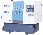 46 刀塔（tǎ） 帶動力頭 車銑複合機（ 45度斜床身（shēn） 線軌機）CK6146D-C